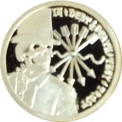 1/10 oz - Silver Bullet Silver Shield In debt and death they trust