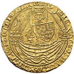 1 Noble - Richard II Calais mint, type IIIA