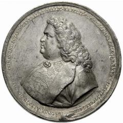 Medal - Peter I Honoring Count Feodor Alexeevich Golovin