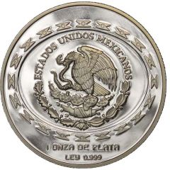 5 Pesos Jugador de Pelota - 1 oz Silver Bullion