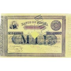 1000 Reales de Vellón Banco de España