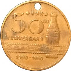 Token - 50th Anniversary of the Coca Cola Bottling Company Atlanta, Georgia