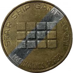 Token - Star Ship Game Room Sacramento, California