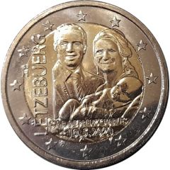 2 Euros - Henri I Birth of Prince Charles - classic version