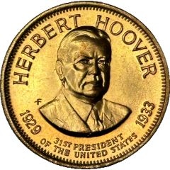 Token - Presidential Hall of Fame Herbert Hoover