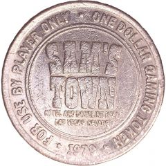 1 Dollar Gaming Token - Sam`s Town Las Vegas, Nevada