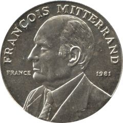 Medal - Political leaders in the World François Mitterrand