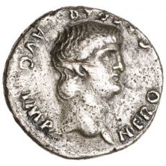 Denarius - Nero PONTIF MAX TR P VIII COS IIII P P EX S C, Roma