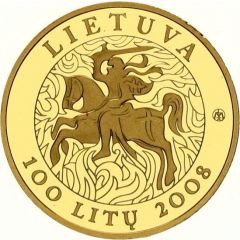 100 Litų Millennium of the mention of the name of Lithuania