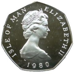 50 Pence - Elizabeth II Viking Longship-Silver version