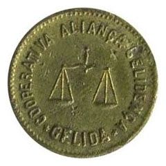 50 Centimos - Cooperativa Aliança Gelidença