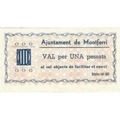 1 Peseta Montferri