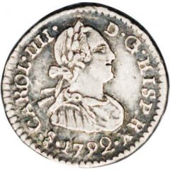 1/4 Real - Carlos IV bust of Carlos IV