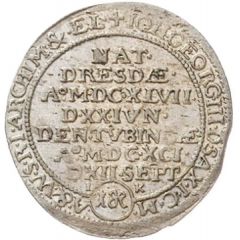 1 Groschen - John George III Death