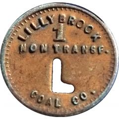 1 Cent - Lillybrook Coal Co. Lillybrook, West Virginia