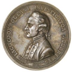Medal - George III Captain Cook, silver