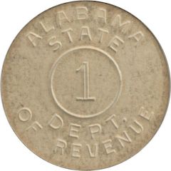 1 Mill - Sales Tax Token Alabama