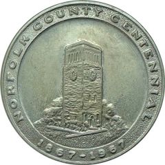 Medal - Norfolk County Centennial Simcoe, Ontario
