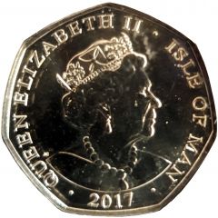 50 Pence - Elizabeth II Platinum Wedding - The Royal Engagement