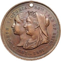 Medalet - Victoria Diamond Jubilee; Adelaide