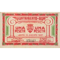 1 Peseta Aspe
