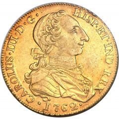 8 Escudos - Carlos III