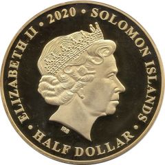 1/2 Dollar - Elizabeth II VE Day