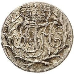 1⁄24 Thaler - Joanna Elisabeth and Frederick Augustus