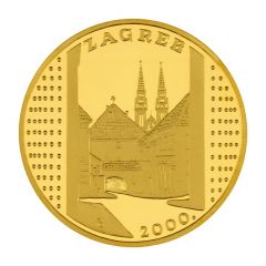 Medal - Zagreb Stone Gate Gold, 14 g