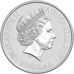 1 Dollar - Elizabeth II 4th Portrait - Alphabet Collection - Letter P - Silver Proof