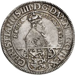 1 Speciedaler - Christian IV King bust, type 1