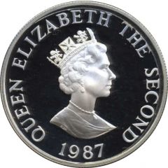 2 Pounds - Elizabeth II Pink Pigeon, Silver Proof