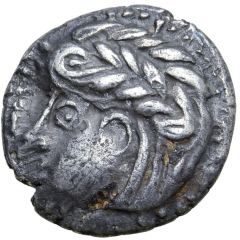 Drachm Verkehrter Lorbeerkranz Type
