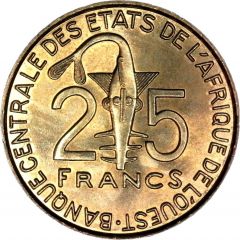 25 Francs CFA FAO