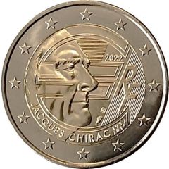 2 Euros Jacques Chirac