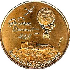 Monnaie de Paris Tourist Token - Gap-Tallard Coupe Gordon Bennett 2011
