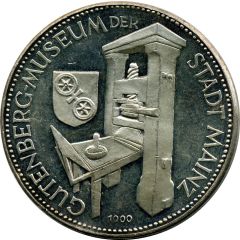 Medal - Mainz Gutenberg Museum