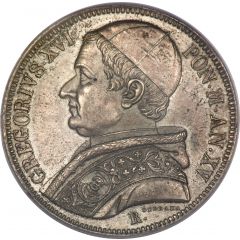 1 Scudo - Gregory XVI