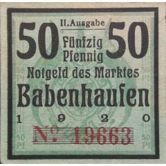 50 Pfennig 2nd Issue