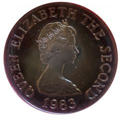 5 Pence - Elizabeth II 2nd portrait, Silver issue