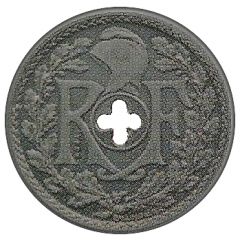 10 Centimes Essai perforé en zinc de Lindauer