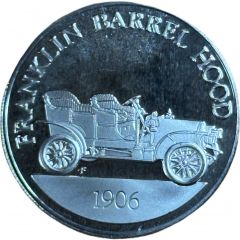 Franklin Mint - Collection of Antique Car Coins - Series 1 Franklin Barrel Hood