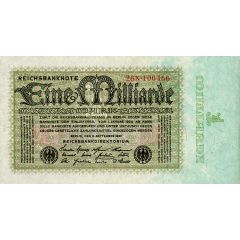 1 000 000 000 Mark Reichbanknote