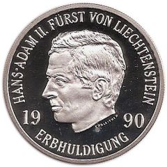 10 Franken - Hans-Adam II Succession of Hans-Adam II