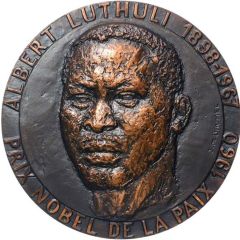 Medal - Albert Luthuli, Nobel Peace Prize Winner 1960