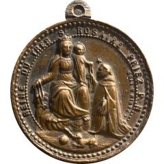 Médaille - Confrérie du très St Rosaire