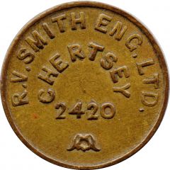 Token - R.V. Smith Eng. Ltd. Chertsey