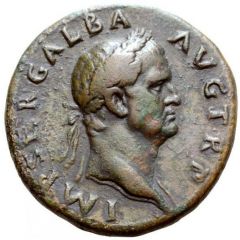 Sestertius - Galba S C, Victory