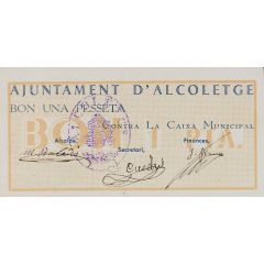 1 Peseta Alcoletge