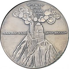 Medal - Israel Historical Cities Coin of Jerusalem